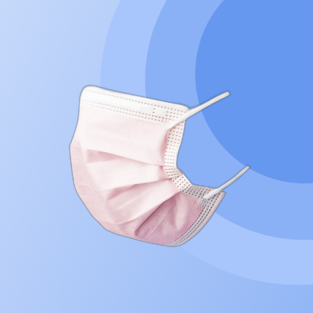 Medizinische Hygienemasken pink